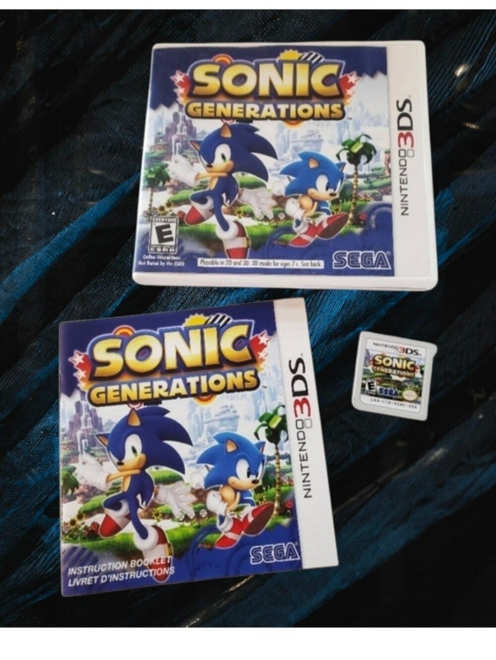 Sonic Generations Nintendo 3DS Video Game SEGA *TESTED*